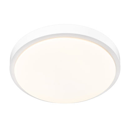 Golden Lighting Gabi Integrated LED 12in Flush Mount in Matte White - - Golden Lighting