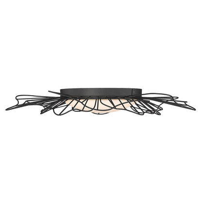 Golden Lighting Yasmin Integrated LED Flush Mount in Natural Black - - Golden Lighting