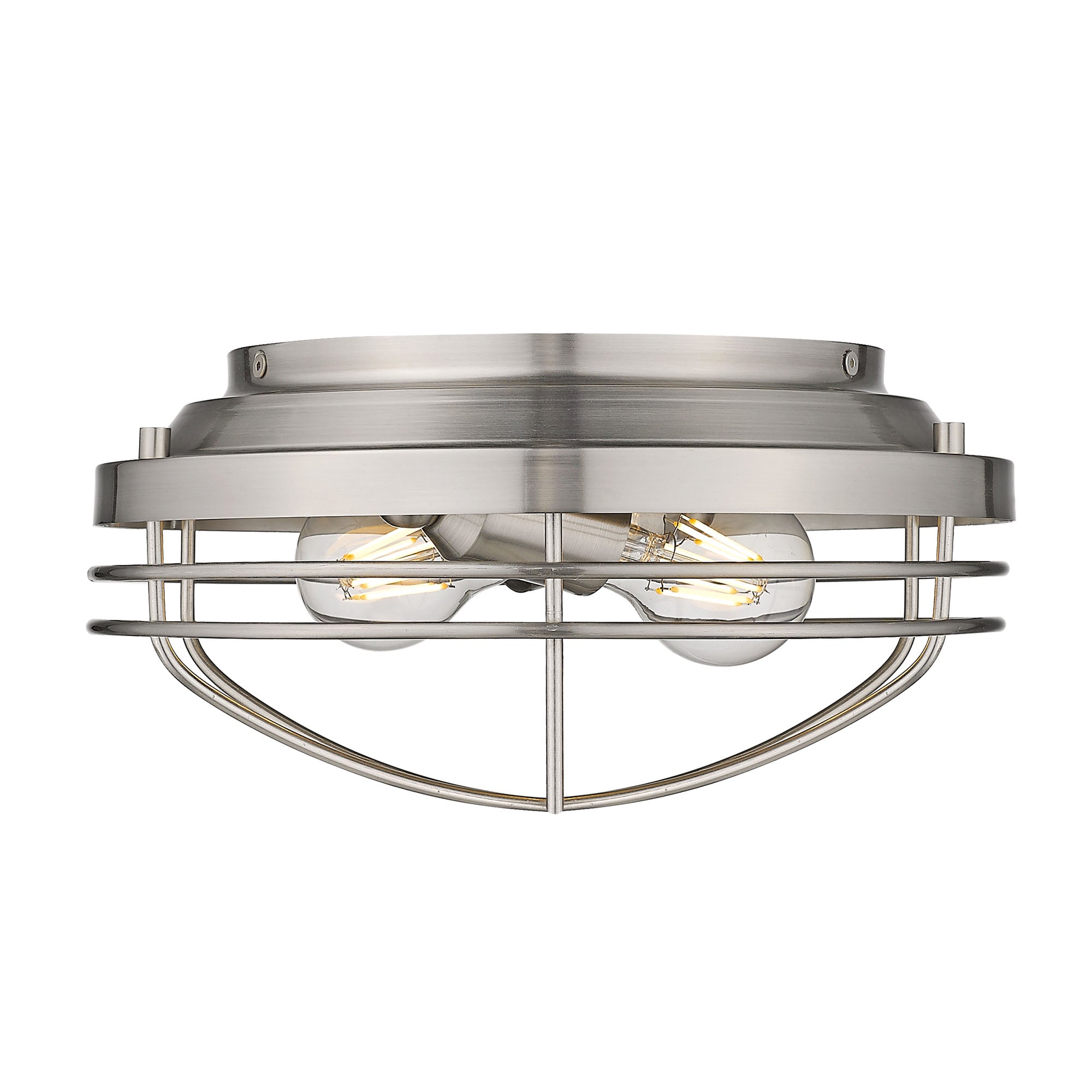 Seaport Flush Mount in Silver - Default Title - Golden Lighting