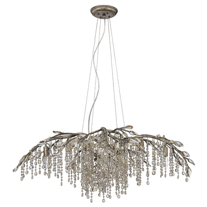 Ziva by Golden Lighting Autumn Twilight 12-light Chandelier in Mystic Gold - - Golden Lighting