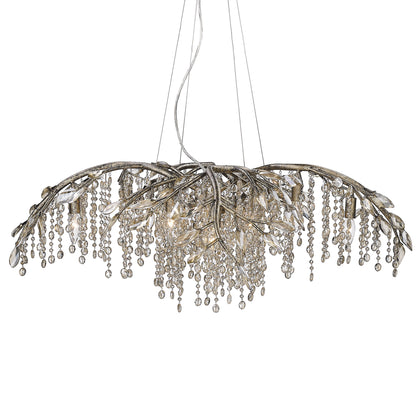 Ziva by Golden Lighting Autumn Twilight 12-light Chandelier in Mystic Gold - - Golden Lighting