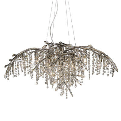 Ziva by Golden Lighting Autumn Twilight 12-light Chandelier in Mystic Gold - - Golden Lighting