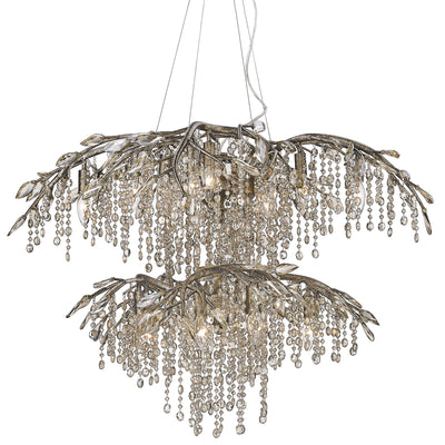 Ziva by Golden Lighting Autumn Twilight 18-light Chandelier in Mystic Gold - - Golden Lighting