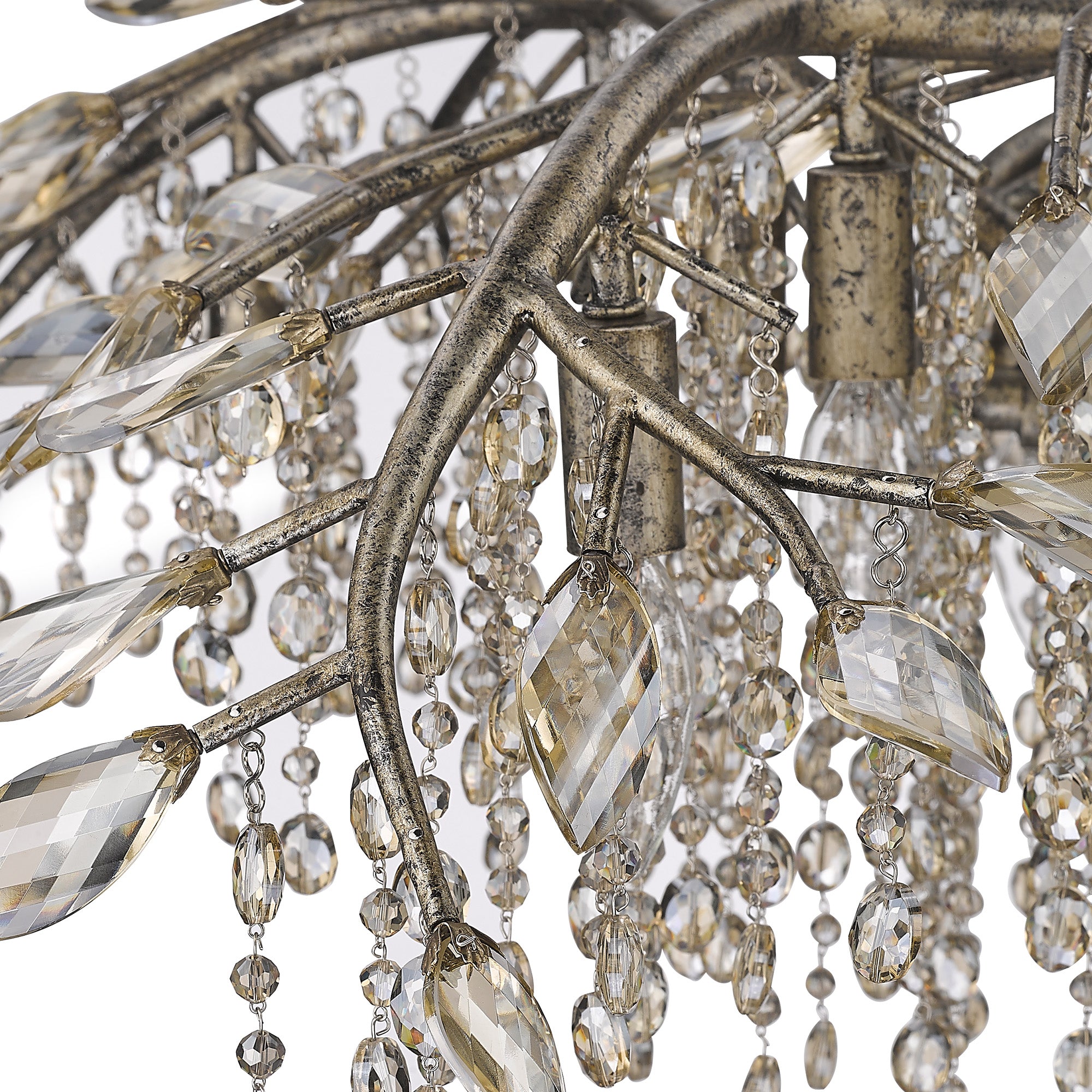 Ziva by Golden Lighting Autumn Twilight 24-light Chandelier in Mystic Gold - - Golden Lighting