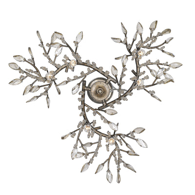Ziva by Golden Lighting Autumn Twilight 6-light Chandelier in Mystic Gold - - Golden Lighting