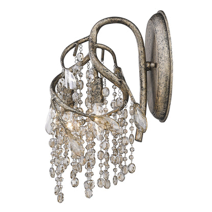 Ziva by Golden Lighting Autumn Twilight 2-light Wall Sconce in Mystic Gold - - Golden Lighting
