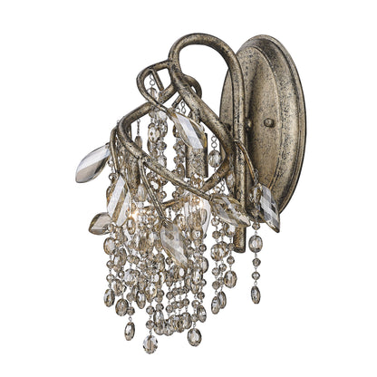Ziva by Golden Lighting Autumn Twilight 2-light Wall Sconce in Mystic Gold