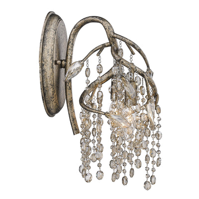 Ziva by Golden Lighting Autumn Twilight 2-light Wall Sconce in Mystic Gold - - Golden Lighting