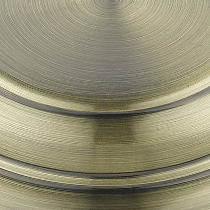 Yep by Golden Lighting Orwell 1-light 10in Pendant in Aged Brass and Chrome shade - Default Title - Golden Lighting