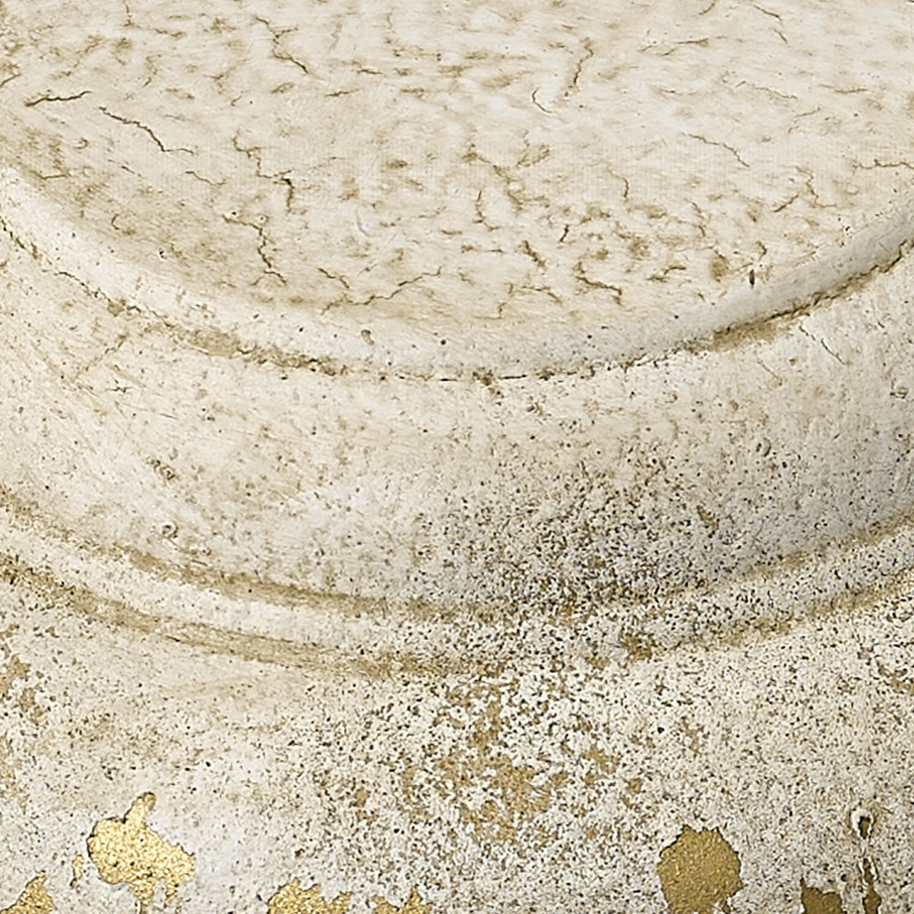 Golden Lighting Keating 3-light Semi-Flush Mount in Antique Ivory