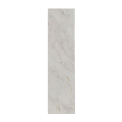 Stratum Integrated LED 24in Vanity in Matte Black with Jazz White Marble - - Golden Lighting