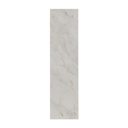 Stratum Integrated LED 24in Vanity in Matte Black with Jazz White Marble - - Golden Lighting