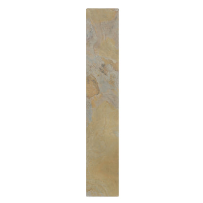 Stratum Integrated LED 24in Vanity in Brushed Nickel with Moon Rock Slate - - Golden Lighting