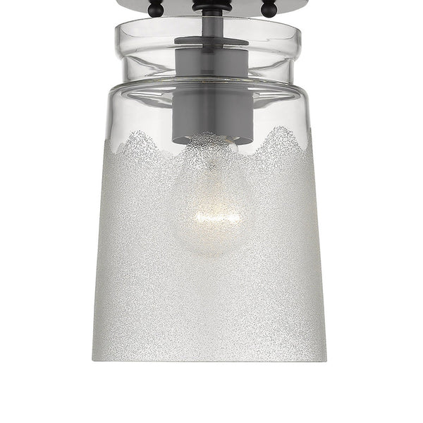 Clear Frosted Artisan Glass