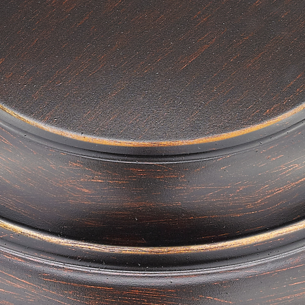 Wry Lighting Torbellino 3-light Pendant in Cordoban Bronze and Remolino Glass - Default Title - Golden Lighting