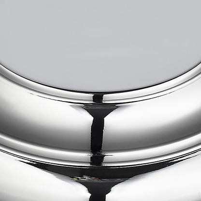 Yep by Golden Lighting Duncan 2-light Flush Mount in Chrome and Gray shade - Default Title - Golden Lighting