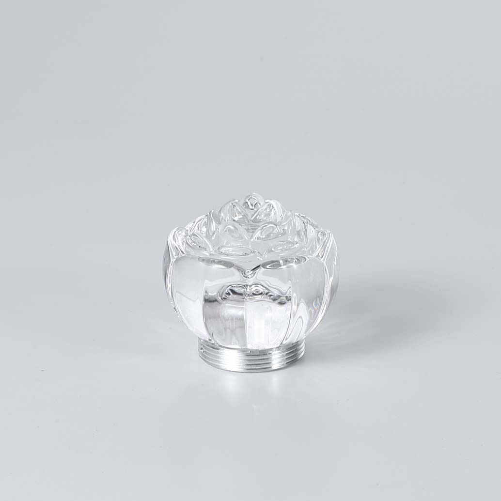 Starlight LED Mirror Clear acrylic rose diffuser on a light gray background