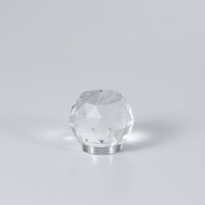 Vario Integrated LED 8 light Chandelier in Titanium Gold with Crystal diffusers - - Golden Lighting