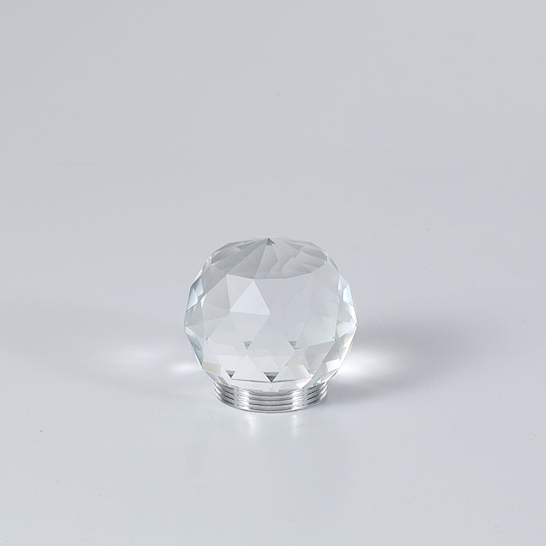 Vario Integrated LED 8 light Chandelier in Titanium Gold with Crystal diffusers - - Golden Lighting
