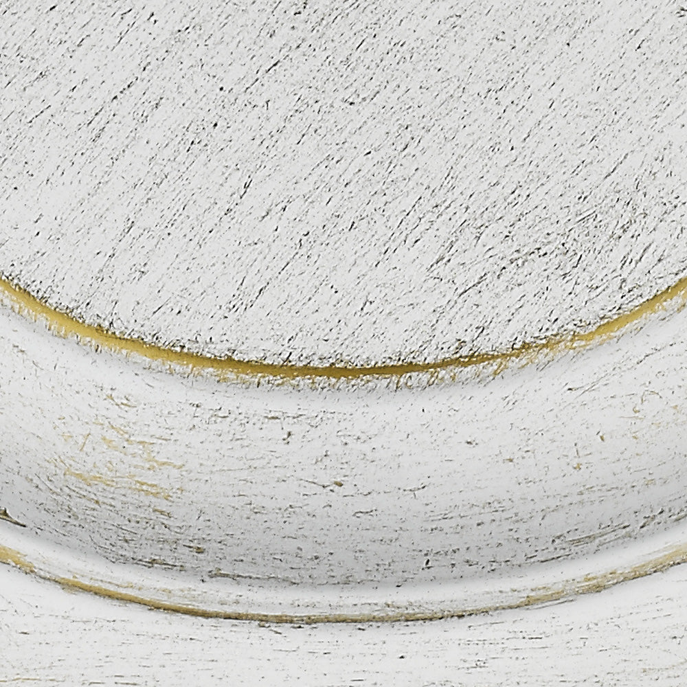 Golden Lighting Bartlett 2-light Semi-Flush Mount in French White