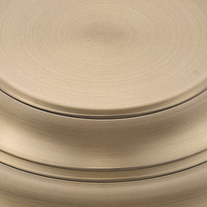 Golden Lighting Ingalls 1-light 12in Semi-Flush Mount in Modern Brass and Clear Glass - Default Title - Golden Lighting