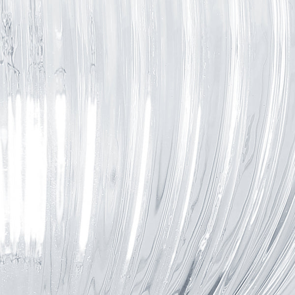 Clear Ribbed Glass