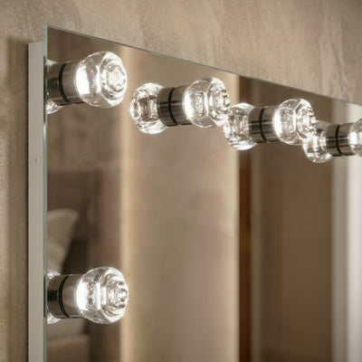 Starlight LED 30in Mirror with Glass Rose Diffusers