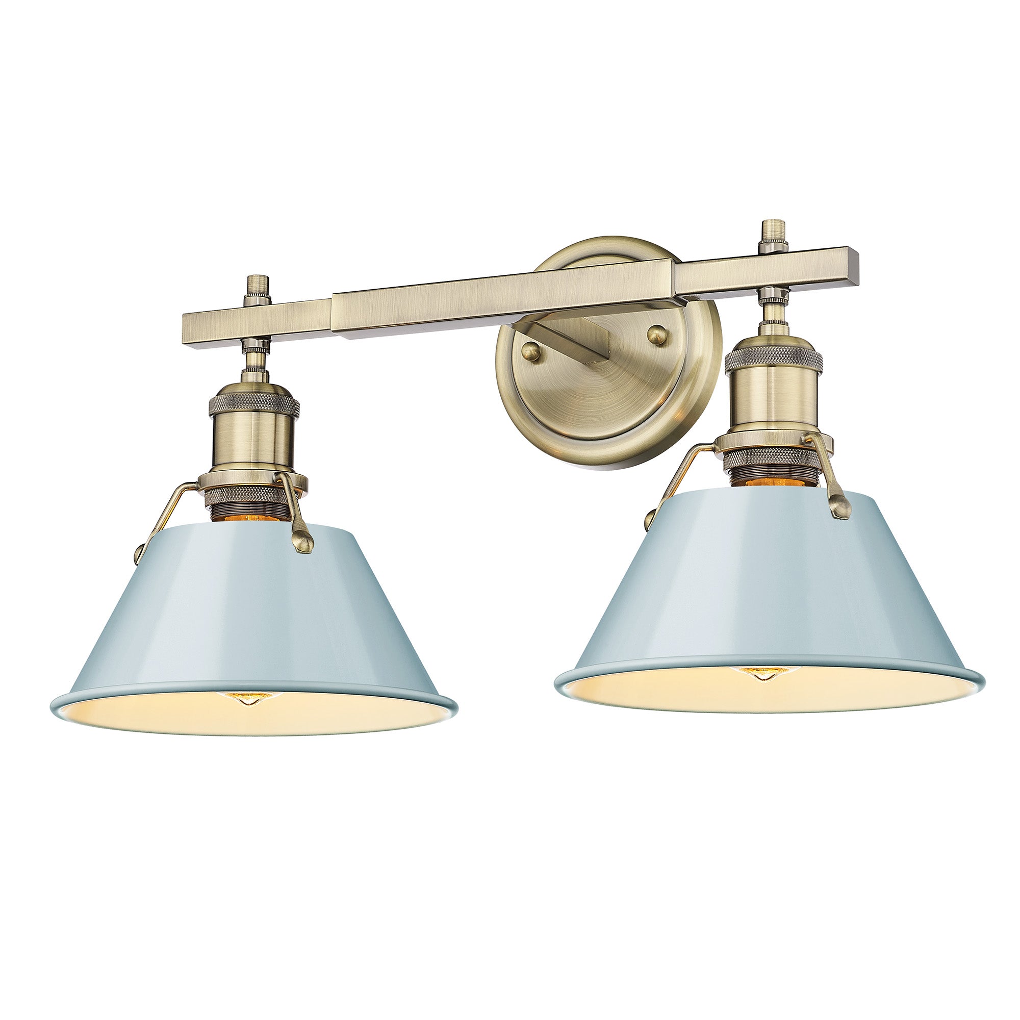 Orwell 2 Light Bath Vanity -  - Golden Lighting