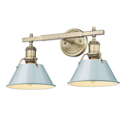 Orwell 2 Light Bath Vanity -  - Golden Lighting