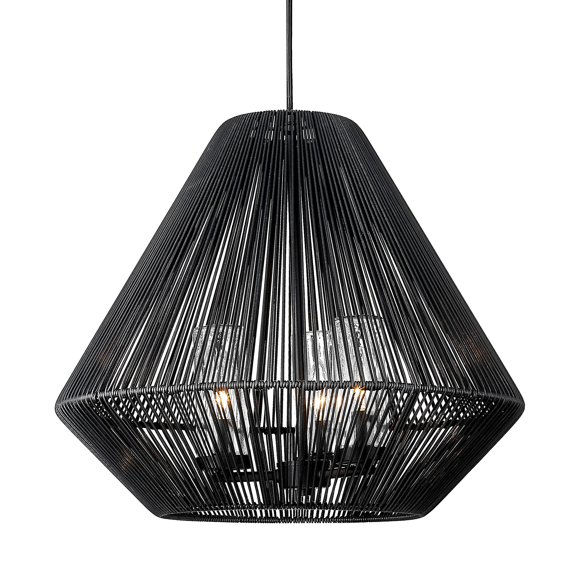 Valentina 3 Light Pendant - Outdoor -  - Golden Lighting