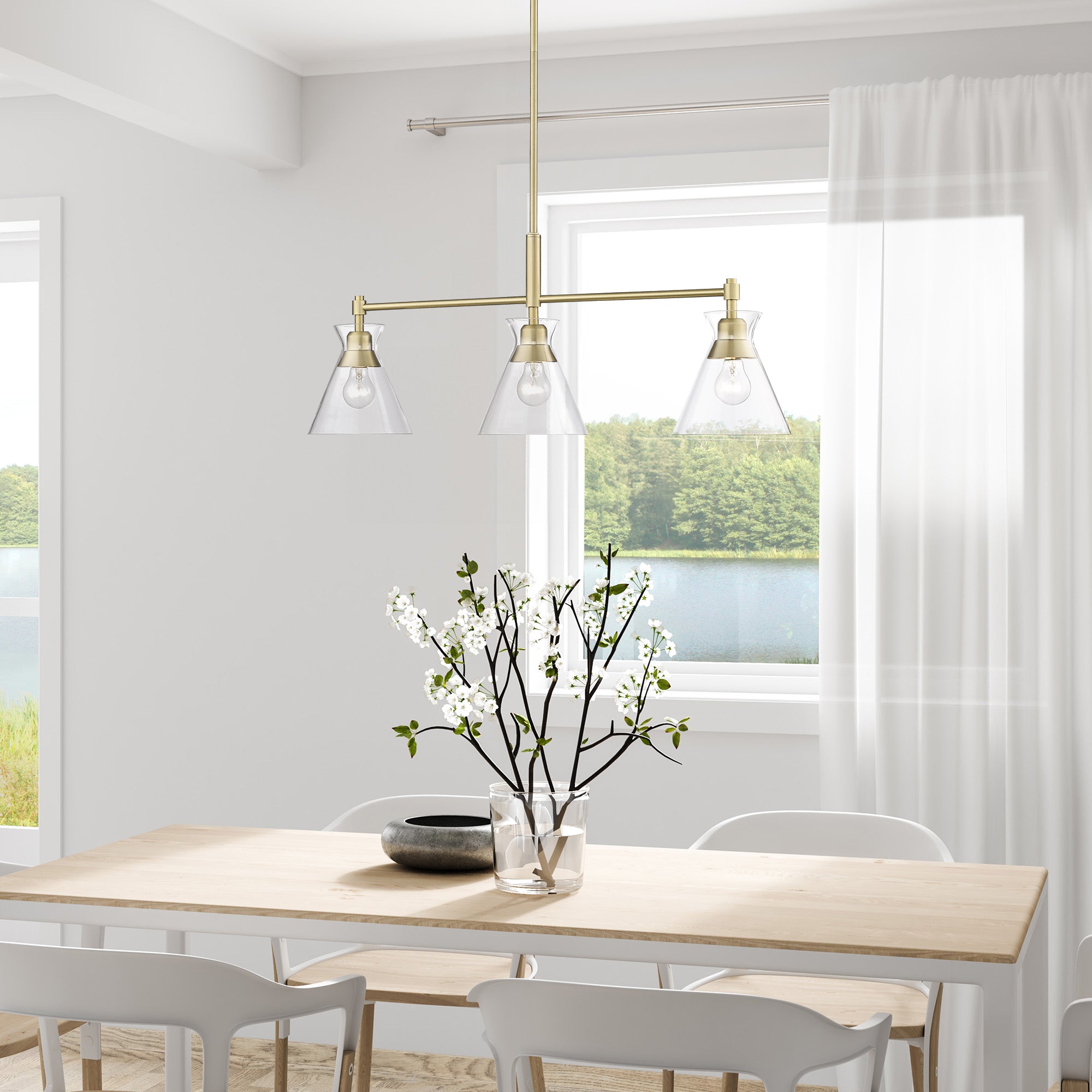 Malta Linear Pendant -  - Golden Lighting