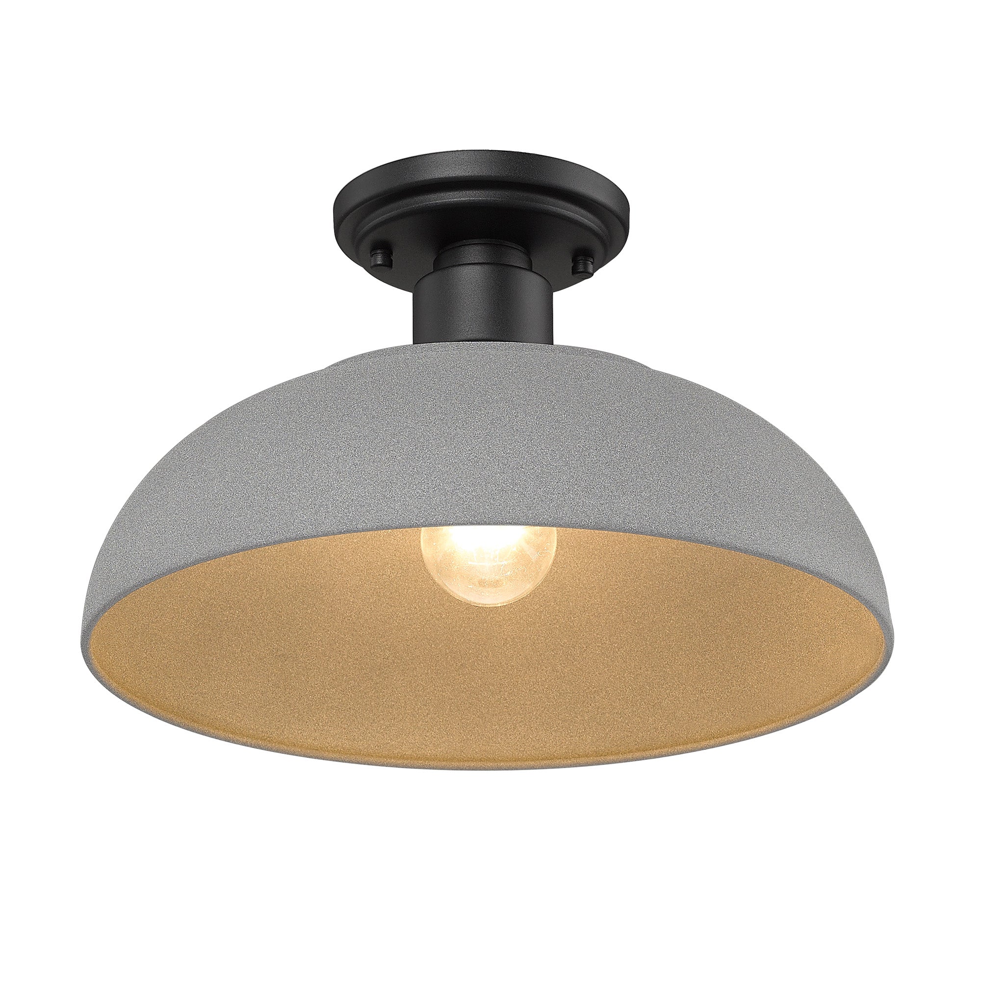 Levitt Semi-Flush - Outdoor -  - Golden Lighting