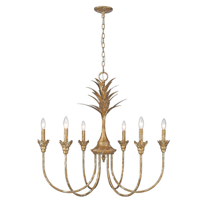 Lillianne 6 Light Chandelier -  - Golden Lighting