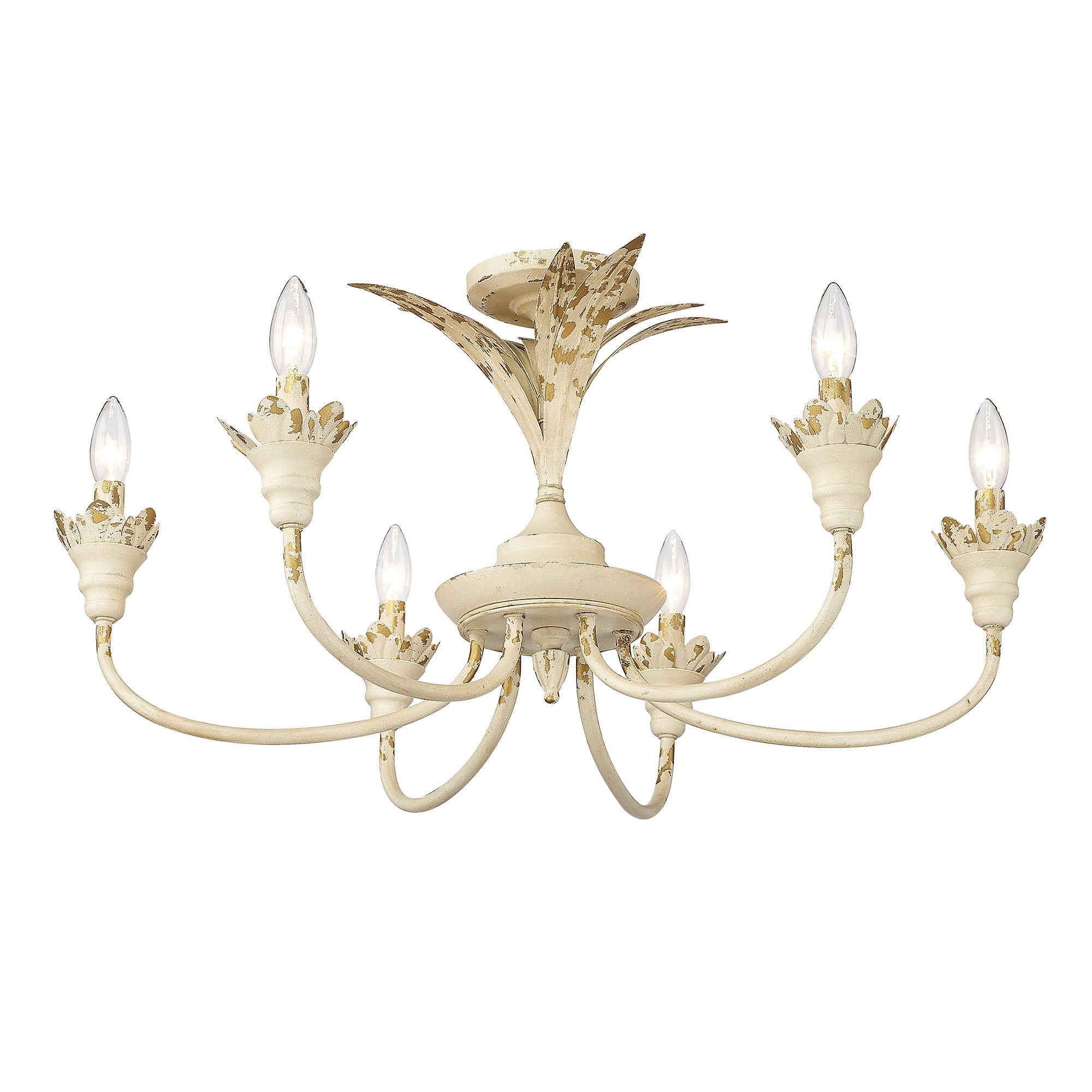 Lillianne 6 Light Semi-Flush -  - Golden Lighting