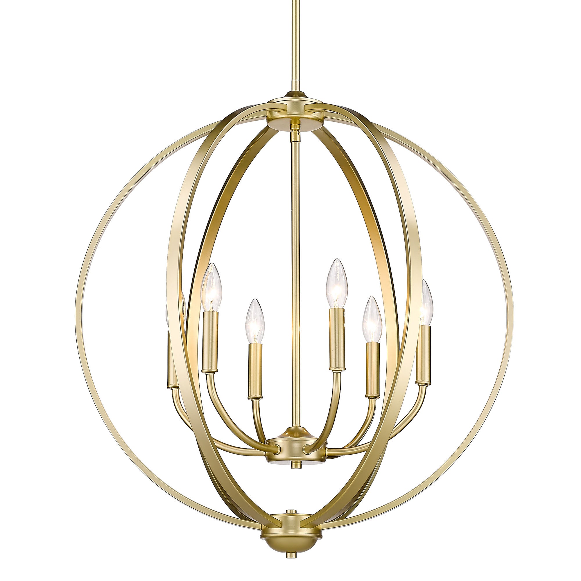 Colson 6 Light Chandelier -  - Golden Lighting