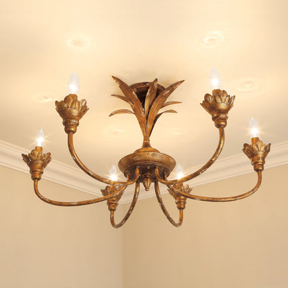 Lillianne 6 Light Semi-Flush -  - Golden Lighting