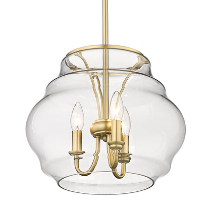 Annette 3 Light Pendant -  - Golden Lighting