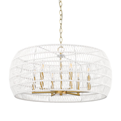 Ellie 6 Light Chandelier -  - Golden Lighting