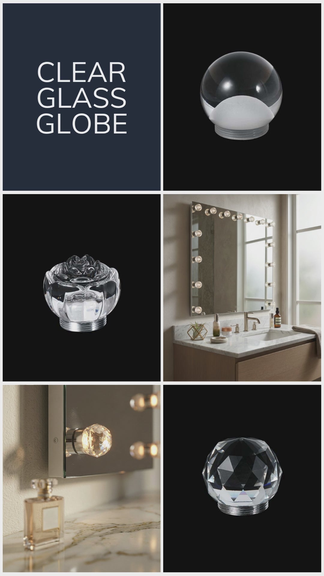 Load video: Starlight Mirror Diffuser Options at a glance