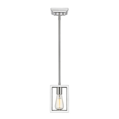 Wesson Mini Pendant - Chrome - Golden Lighting