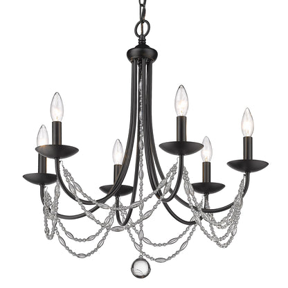 Mirabella 6 Light Chandelier -  - Golden Lighting