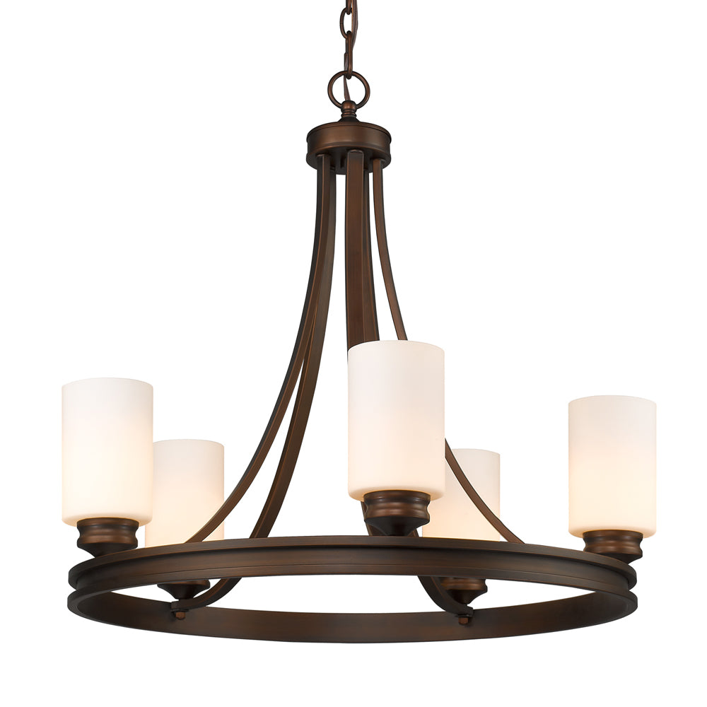 Hidalgo 5 Light Chandelier -  - Golden Lighting