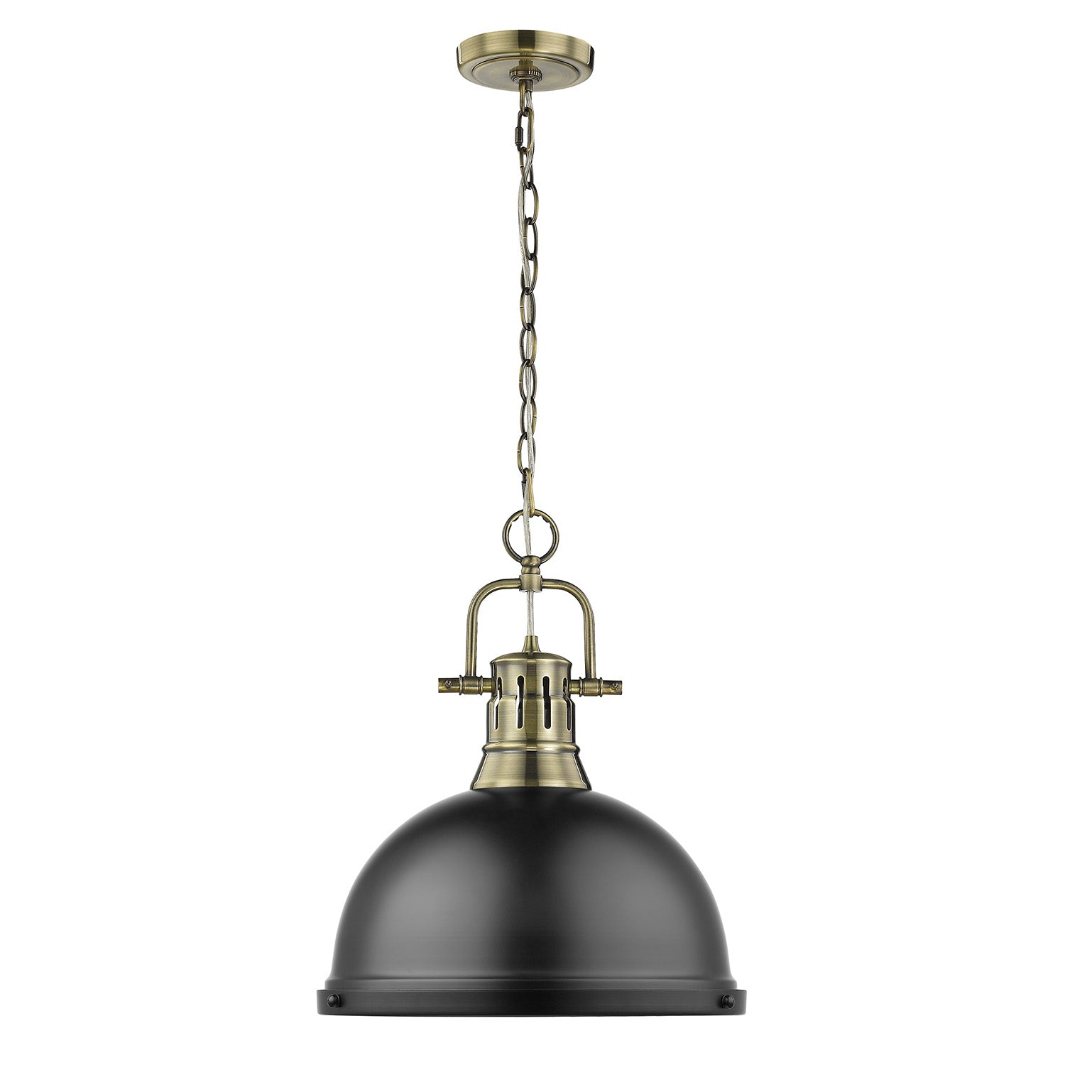 Duncan 1 Light Pendant with Chain -  - Golden Lighting