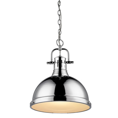 Duncan 1 Light Pendant with Chain -  - Golden Lighting