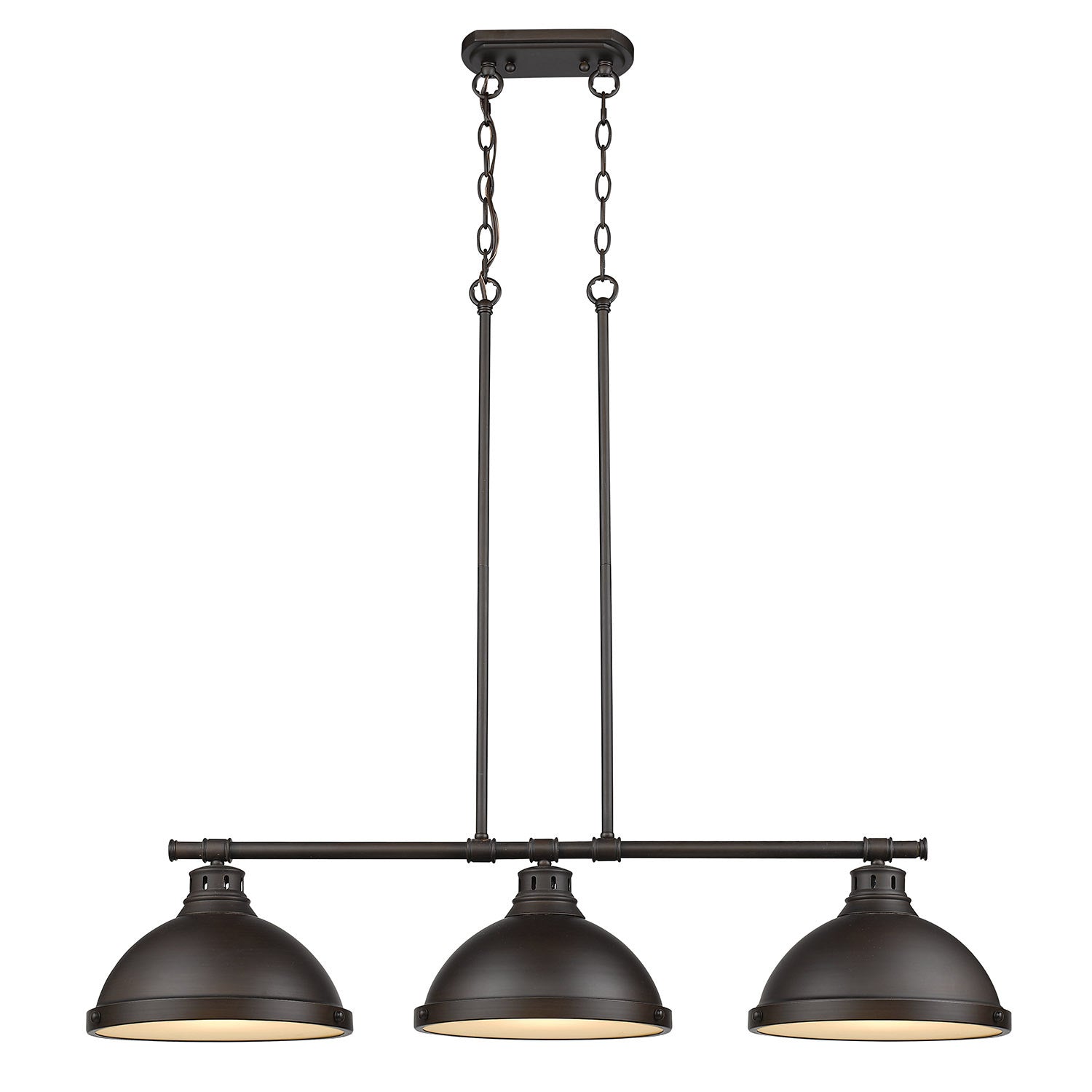 Duncan 3 Light Linear Pendant -  - Golden Lighting