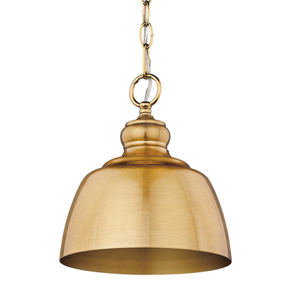 Holmes Mini Pendant - Modern Brushed Gold - Golden Lighting