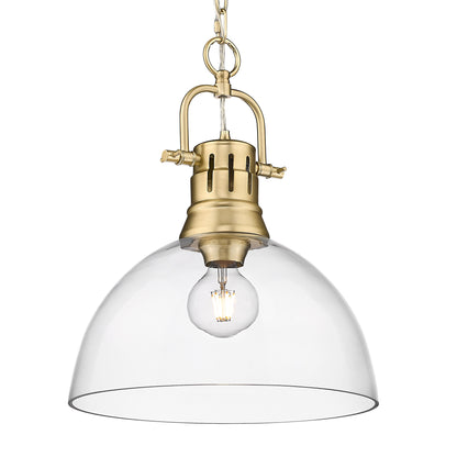 Duncan 1 Light Pendant with Chain -  - Golden Lighting