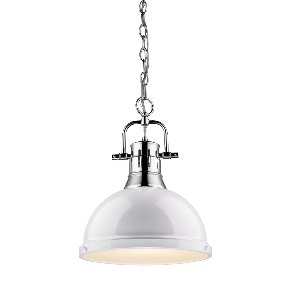 Duncan 1 Light Pendant with Chain -  - Golden Lighting