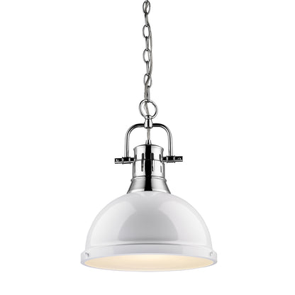 Duncan 1 Light Pendant with Chain -  - Golden Lighting