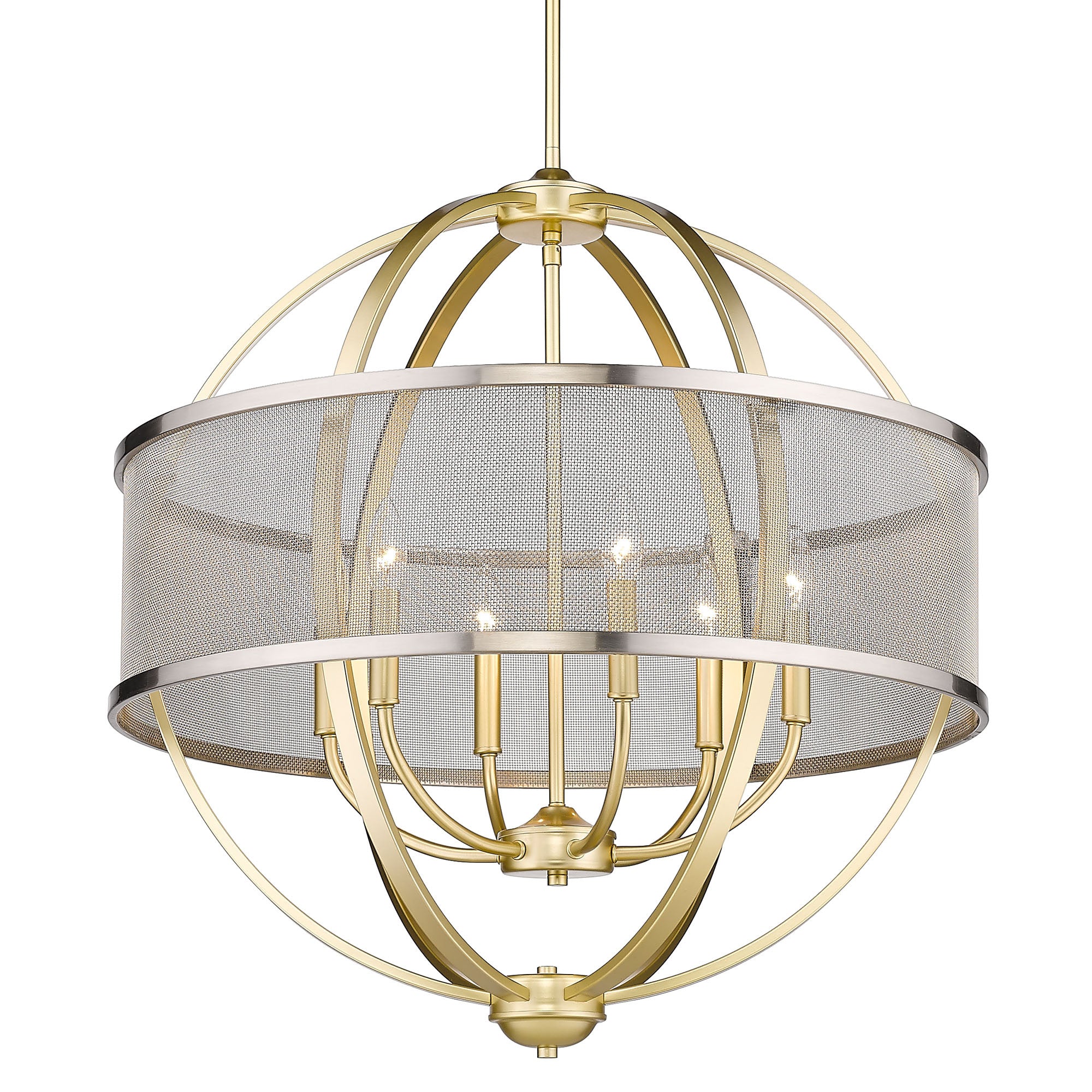 Colson 6 Light Chandelier -  - Golden Lighting